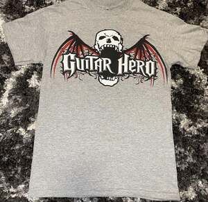 Vintage 2008 Activision Guitar Hero Big Mouth Skull Graphic Promo T-Shirt